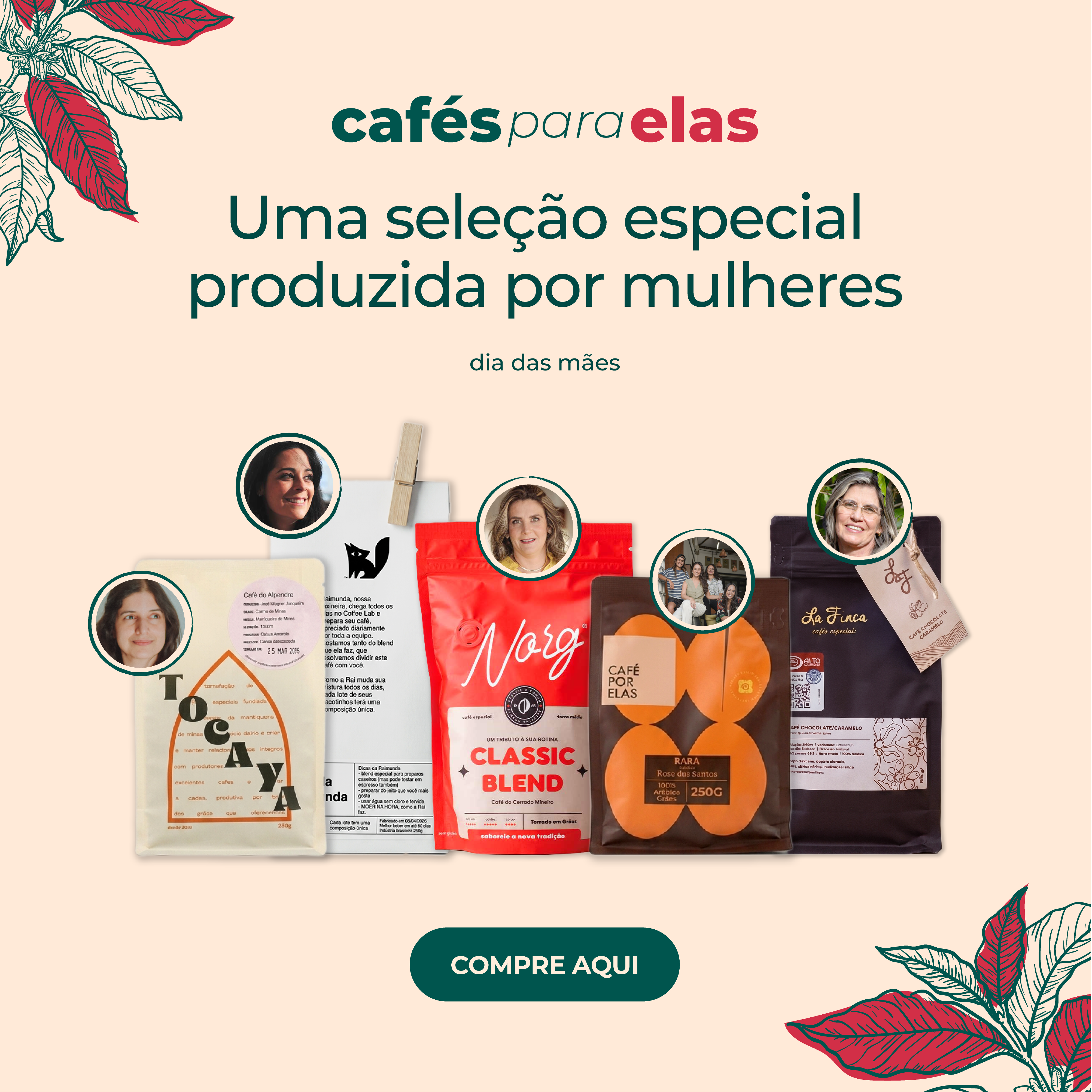 Dia das Mães - Cafés